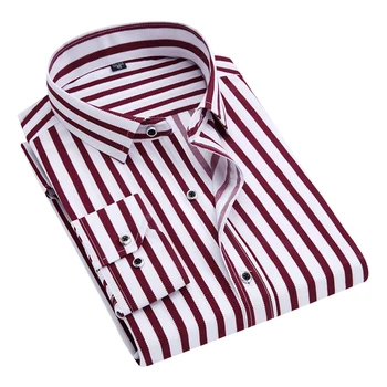 2020 New Arrival Men Shirt 100% Polyester Long Sleeved Fashion Plaid Striped Male Shirts Brand Dress Causal Shirt Man DA028
2020 New Arrival Men Shirt 100% Polyester Long Sleeved Fashion Plaid Striped Male Shirts Brand Dress Causal Shirt Man DA028