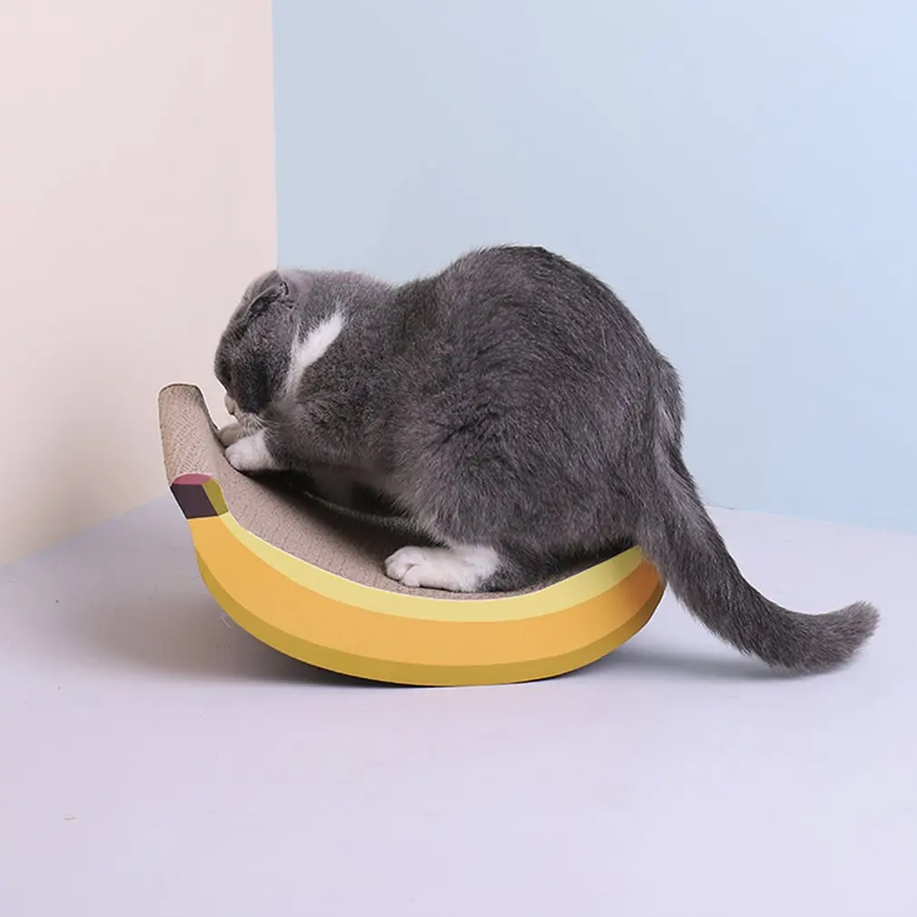 Wear-resistant Corrugated Paper Cat Scratching Board Chewing Toy Banana Shape Pet Product Pet Scratching Tool
Wear-resistant Corrugated Paper Cat Scratching Board Chewing Toy Banana Shape Pet Product Pet Scratching Tool