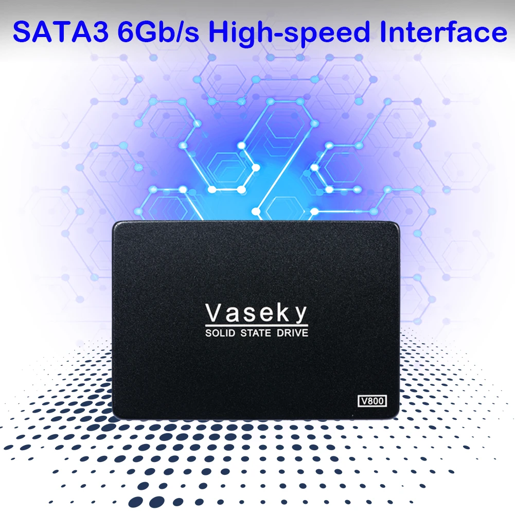 

Vaseky 2.5-inch SATA3 Solid State Drive 60G/64G/120G/128G/240G/256G/350G/500G 6GB/S SSD Desktop Notebook Universal Hard Drive