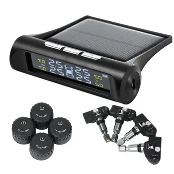 433.92MHZ TPMS Solar Tire Pressure Monitoring System Tire Pressure Display Detection Real-time Color Screen Display Auto Alarm
433.92MHZ TPMS Solar Tire Pressure Monitoring System Tire Pressure Display Detection Real-time Color Screen Display Auto Alarm
