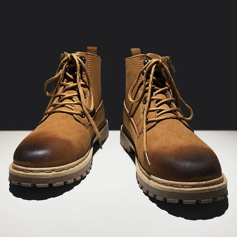Autumn & Winter Men Martin Boots Hight-top Outdoor MEN'S SHOES England Snow Boots Mid-top Men's Boot Workwear Boots Men's Trendy
Autumn & Winter Men Martin Boots Hight-top Outdoor MEN'S SHOES England Snow Boots Mid-top Men's Boot Workwear Boots Men's Trendy