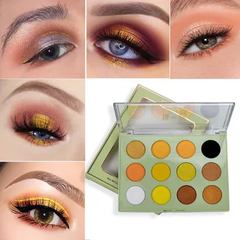 12 Color Eyeshadow Palette Earthy Pumpkin Color Waterproof Antifouling Non-stick Cup Matte Matte Eyeshadow Powder
12 Color Eyeshadow Palette Earthy Pumpkin Color Waterproof Antifouling Non-stick Cup Matte Matte Eyeshadow Powder