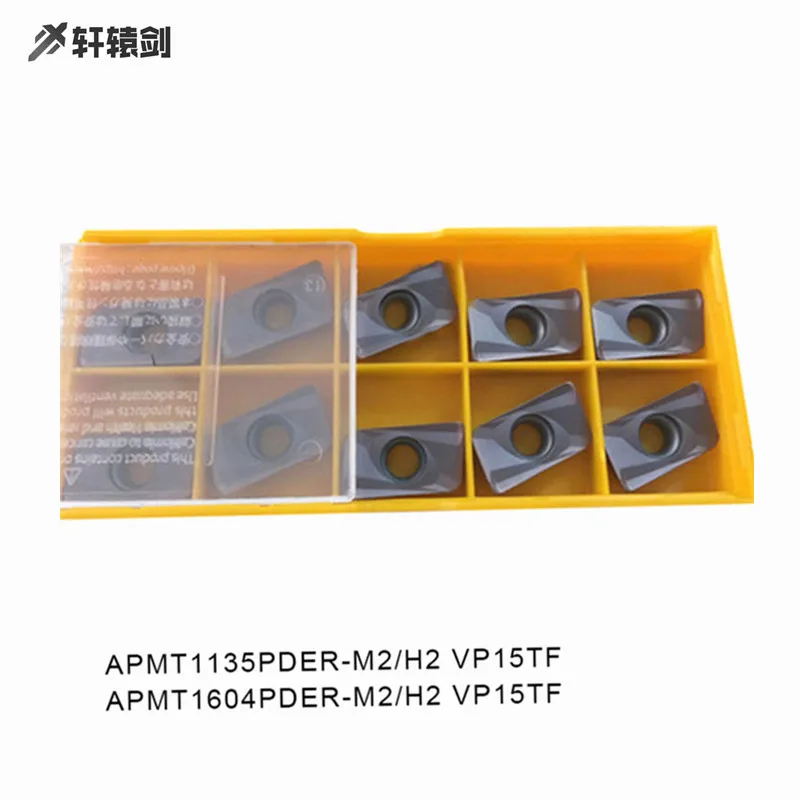 10PCS Turning Tool Insert APMT1135 H2 M2 APMT1604 H2 M2 VP15TF Turning Tool Carbide Insert Face Mill Lathe Milling CNC Tools
10PCS Turning Tool Insert APMT1135 H2 M2 APMT1604 H2 M2 VP15TF Turning Tool Carbide Insert Face Mill Lathe Milling CNC Tools