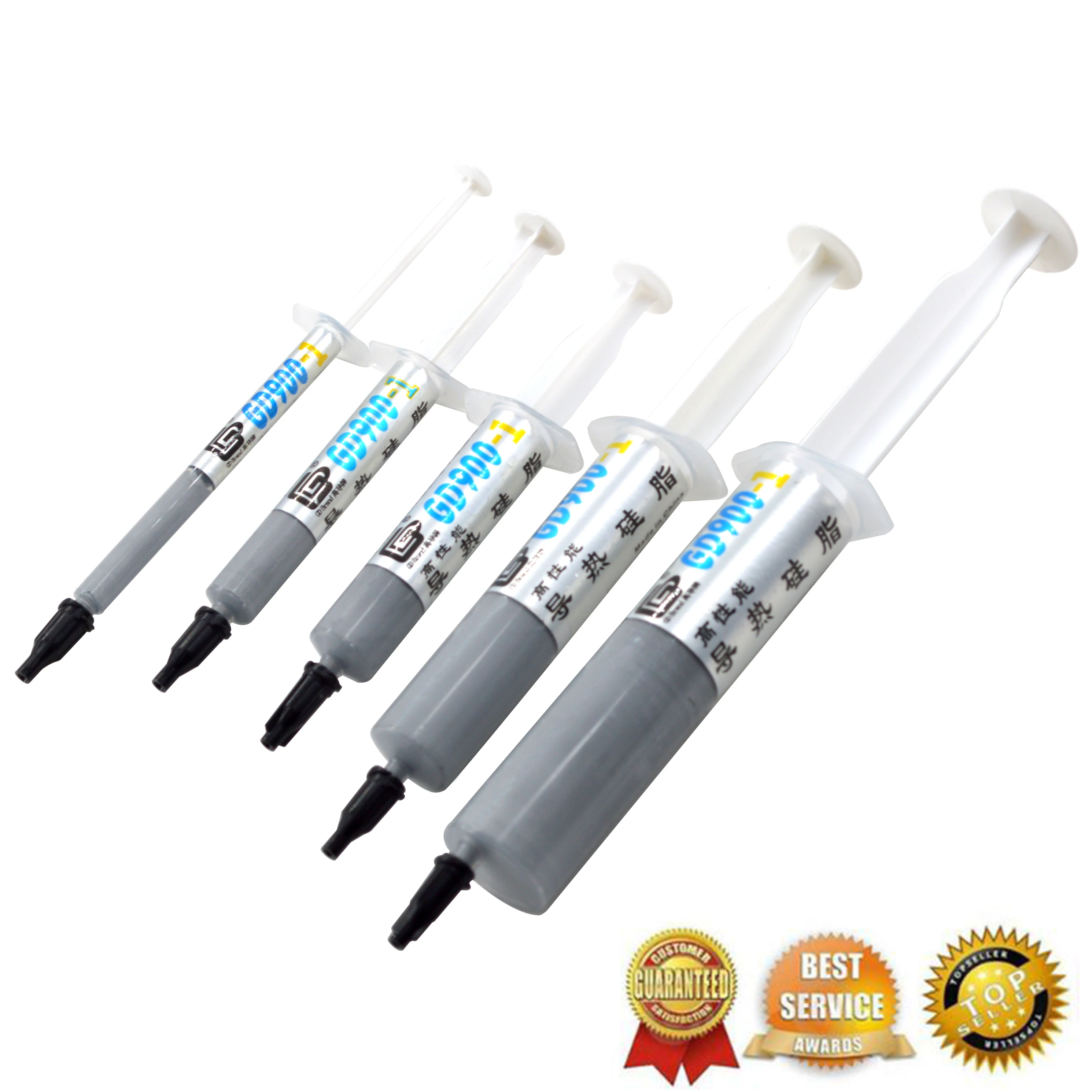 GD900-1 high performance 6.0w/(mk) Thermal Grease 1g 3g 7g 15g 30g Grey CPU processor Cooler Cooling Fan GD900 Thermal Grease
GD900-1 high performance 6.0w/(mk) Thermal Grease 1g 3g 7g 15g 30g Grey CPU processor Cooler Cooling Fan GD900 Thermal Grease