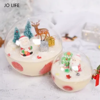 JO LIFE Christmas Mousse Cake Box Transparent Dessert Cake Decoration Tool Round Ball Pastry Box
JO LIFE Christmas Mousse Cake Box Transparent Dessert Cake Decoration Tool Round Ball Pastry Box