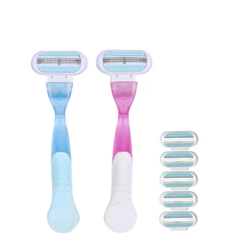 Beauty Safety Razor Shaving Blade Female Sharpener 3 Layer Replacement Head Suitable For Venus Face Care Shaving For Women
Beauty Safety Razor Shaving Blade Female Sharpener 3 Layer Replacement Head Suitable For Venus Face Care Shaving For Women