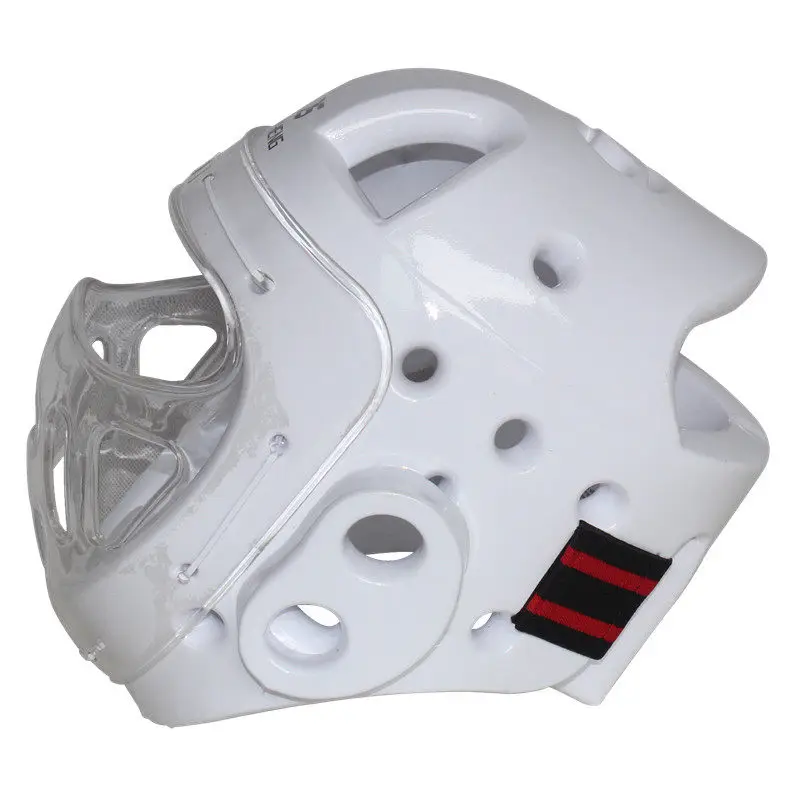 Новые шлемы для карате белые защитные фитнеса кикбоксинга шлем тхэквондо
