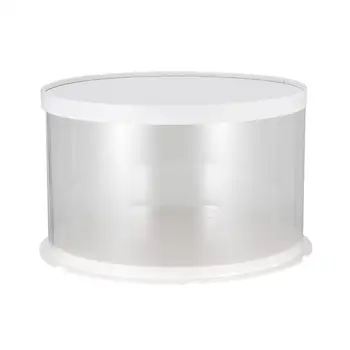 Plastic Transparent Cake Box Round Cake Packaging Boxes Organizer For Home Dessert Shop (White Single-Layer) (6inch)
Plastic Transparent Cake Box Round Cake Packaging Boxes Organizer For Home Dessert Shop (White Single-Layer) (6inch)