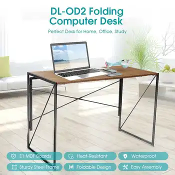 Douxlife Foldable Computer Desk Laptop Table Writing Table Fladable Design Easy Assemable Standing Desk Home Office furniture
Douxlife Foldable Computer Desk Laptop Table Writing Table Fladable Design Easy Assemable Standing Desk Home Office furniture