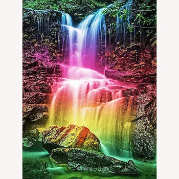 5d Diy Diamond Painting Waterfall Diamond Embroidery Landscape Cross Stitch Full Round Diamond Embroider Crystal Wall Painting
5d Diy Diamond Painting Waterfall Diamond Embroidery Landscape Cross Stitch Full Round Diamond Embroider Crystal Wall Painting