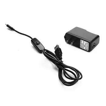 Power Supply for Raspberry Pi 5V 2.5A Micro-USB Charger Adapter with On Off Switch Passed
Power Supply for Raspberry Pi 5V 2.5A Micro-USB Charger Adapter with On Off Switch Passed