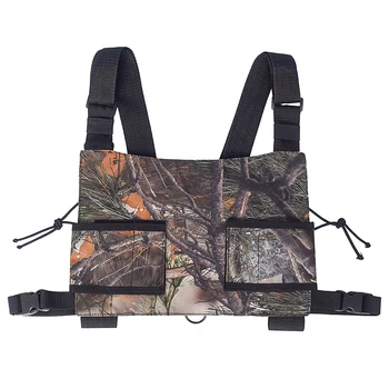 Highly Visible Reflective Vest Outdoor Hunting Radio Harness Chest Rig Front Pack Pouch Holster Vest Bag for Walkie Talkie
Highly Visible Reflective Vest Outdoor Hunting Radio Harness Chest Rig Front Pack Pouch Holster Vest Bag for Walkie Talkie