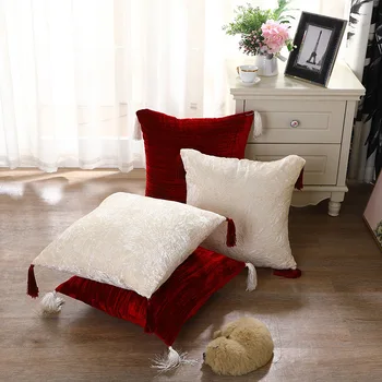 Solid Color Tassel Sofa Cushion Cover Throw Pillow Cover Living Room Square Pillow Case Gold Velvet Home Decor Cushions Cojines
Solid Color Tassel Sofa Cushion Cover Throw Pillow Cover Living Room Square Pillow Case Gold Velvet Home Decor Cushions Cojines