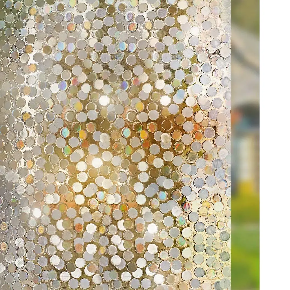 3D Clear Circle Decor Stained Glass Window Film Rainbow Effect Removable Self Adhesive Glass Sticker Static Cling Window Sticker
3D Clear Circle Decor Stained Glass Window Film Rainbow Effect Removable Self Adhesive Glass Sticker Static Cling Window Sticker