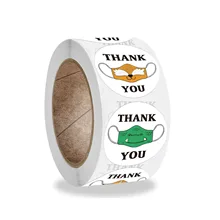 UU Gift 500Pieces / Roll Animals Mask Thank You Thanks Stickers Kids Reward Sticker Seal Label Scrapbook Decoration DIY Handmade
UU Gift 500Pieces / Roll Animals Mask Thank You Thanks Stickers Kids Reward Sticker Seal Label Scrapbook Decoration DIY Handmade