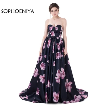 New Arrival Sweetheart Sleeveless Ball Gown Evening Dress Black Floral Print Evening Gowns Formal Dress For Party
New Arrival Sweetheart Sleeveless Ball Gown Evening Dress Black Floral Print Evening Gowns Formal Dress For Party