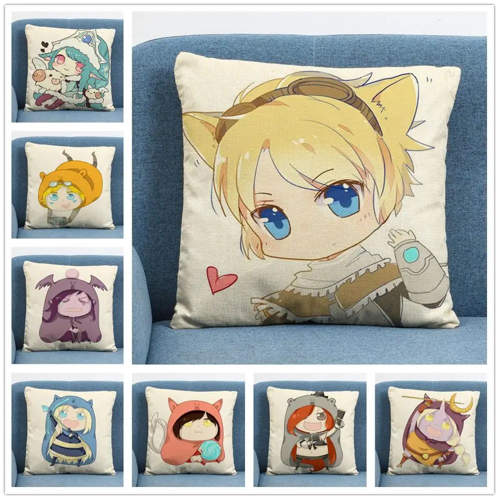 Big Head Cute45X45cm Hero League Cartoon Character Soft Short Plush Cushion Cover Pillow Case for Home Sofa Car Decor Pillowcase
Big Head Cute45X45cm Hero League Cartoon Character Soft Short Plush Cushion Cover Pillow Case for Home Sofa Car Decor Pillowcase