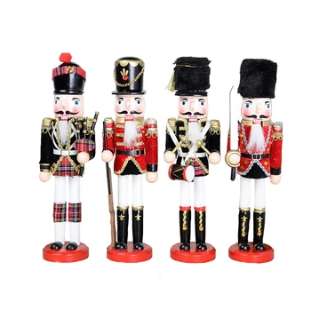 30cm Nutcracker Soldier Christmas Decorations Handmade Wood British Style Nutcracker Puppet Desktop Ornaments Christmas Gift
30cm Nutcracker Soldier Christmas Decorations Handmade Wood British Style Nutcracker Puppet Desktop Ornaments Christmas Gift