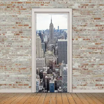 3D creative Empire State Building door stickers wall stickers self-adhesive waterproof removable 
3D creative Empire State Building door stickers wall stickers self-adhesive waterproof removable