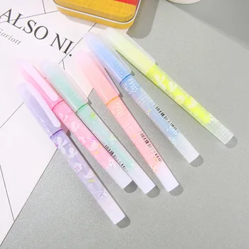 Color Highlighter Creative 6 Color Note Number Pens Painting Graffiti Pen Stationery Student Color Painting Highlighter Pen New 
Color Highlighter Creative 6 Color Note Number Pens Painting Graffiti Pen Stationery Student Color Painting Highlighter Pen New