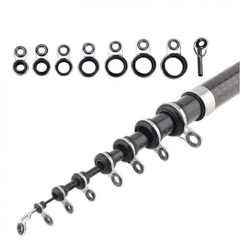 8pcs/lot Mixed Sizes 6 x 5 6 7 8 9 10 11mm Rock Telescopic Sea Fishing Rod Guide Rings Repair Fishing Rod Guides
8pcs/lot Mixed Sizes 6 x 5 6 7 8 9 10 11mm Rock Telescopic Sea Fishing Rod Guide Rings Repair Fishing Rod Guides