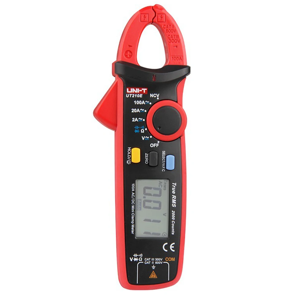 UT210E True RMS Mini Digital Clamp Meters AC/DC Current Voltage Auto Range VFC Capacitance Non Contact Multimeter
UT210E True RMS Mini Digital Clamp Meters AC/DC Current Voltage Auto Range VFC Capacitance Non Contact Multimeter