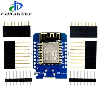ESP8266 ESP-12 ESP12 WeMos D1 Mini Module Wemos D1 Mini WiFi Development Board Micro USB 3.3V Based On ESP-8266EX 11 Digital Pin
ESP8266 ESP-12 ESP12 WeMos D1 Mini Module Wemos D1 Mini WiFi Development Board Micro USB 3.3V Based On ESP-8266EX 11 Digital Pin