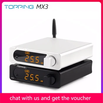 Original Topping MX3 DAC with built-in Bluetooth receiver headphone amp Digital amplifier
Original Topping MX3 DAC with built-in Bluetooth receiver headphone amp Digital amplifier
