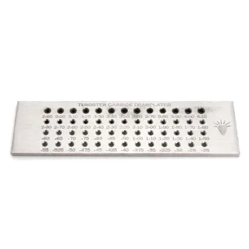 New 52 Hole 0.26-4.10Mm Tungsten Carbide Wire Drawplate for Jewelry Making Round New
New 52 Hole 0.26-4.10Mm Tungsten Carbide Wire Drawplate for Jewelry Making Round New