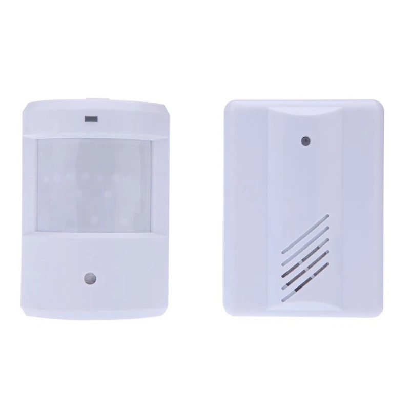 Entry doorbell Chime alarm Welcome Motion Sensor Wireless Infrared sensors White
Entry doorbell Chime alarm Welcome Motion Sensor Wireless Infrared sensors White
