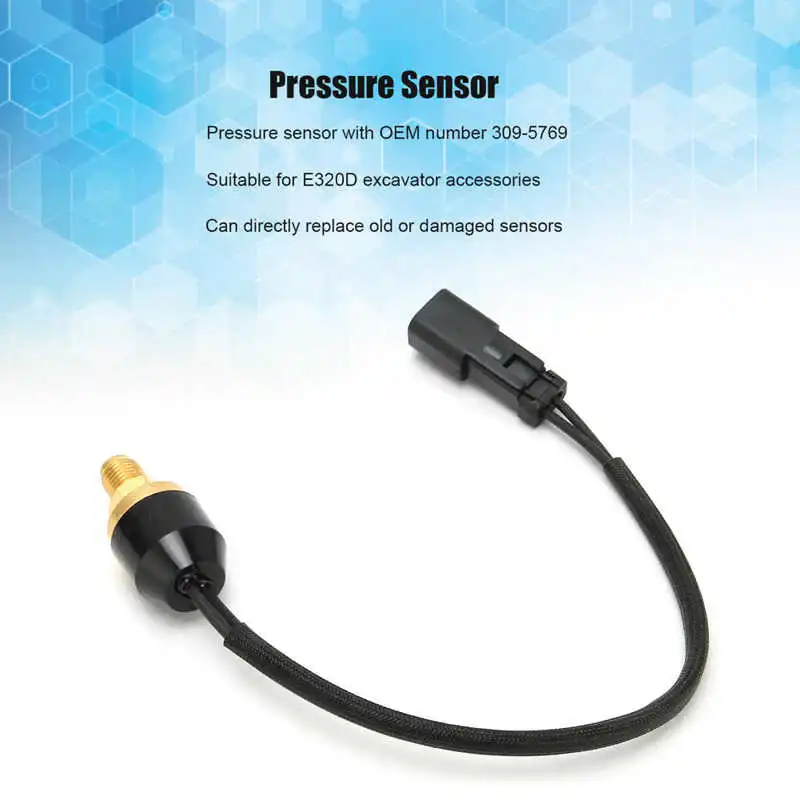 Pressure Sensor Detection Switch Assembly Replacement for E320D Excavator Accessories 309-5769 Switch Assembly Force Sensor
Pressure Sensor Detection Switch Assembly Replacement for E320D Excavator Accessories 309-5769 Switch Assembly Force Sensor