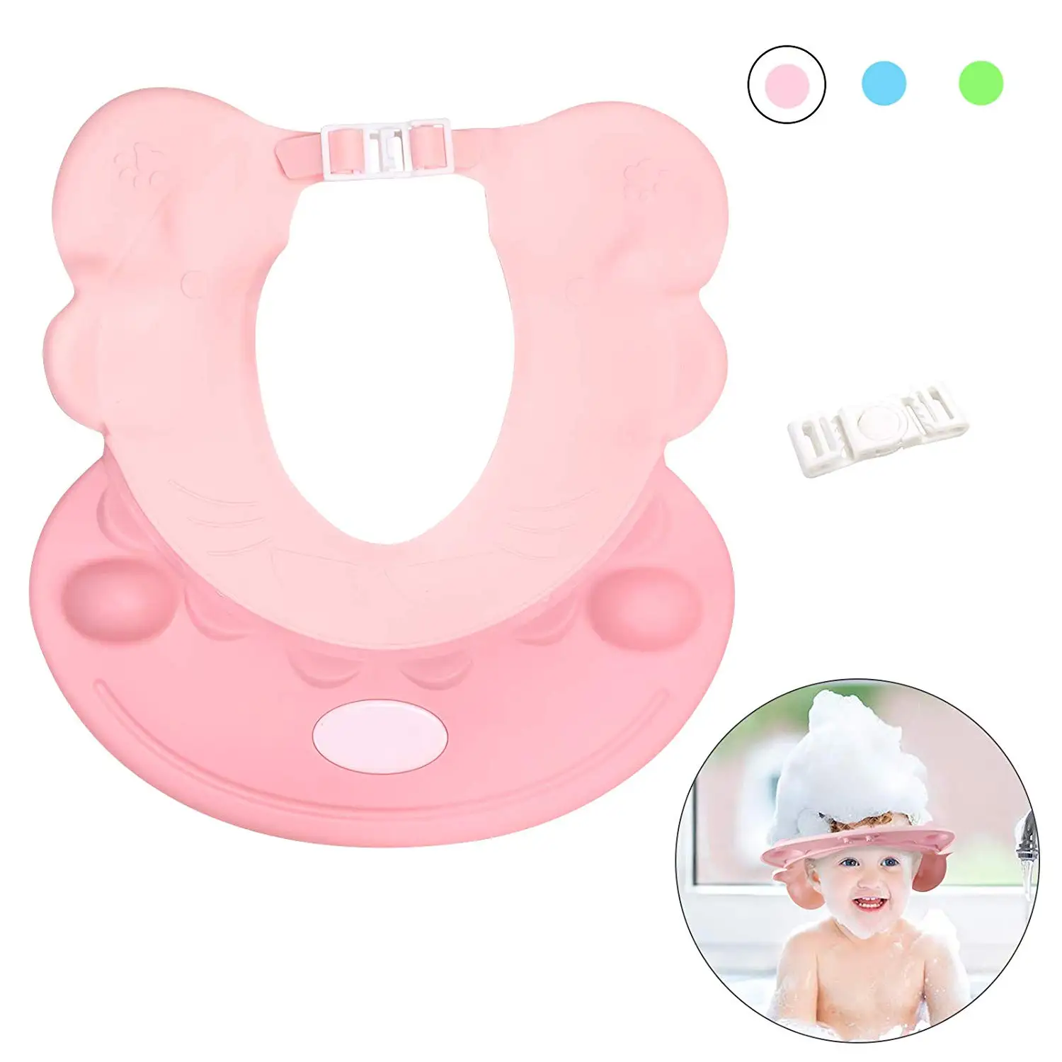 METABLE Baby Shower Cap Shampoo Shield Bathing Protector Adjustable Visor Hat for Kids Children Wash Hair
METABLE Baby Shower Cap Shampoo Shield Bathing Protector Adjustable Visor Hat for Kids Children Wash Hair
