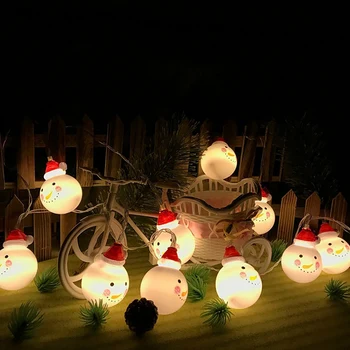 1.5M/2.5M Christmas LED Lantern String Ball Anowman Headlight String Layout New Year Battery Operated Light Decoration
1.5M/2.5M Christmas LED Lantern String Ball Anowman Headlight String Layout New Year Battery Operated Light Decoration