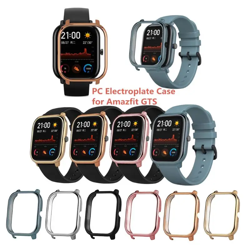 Electroplating PC Shell Screen Protector Slim Protective Frame Case Cover for Hua-mi Amaz-fit GTS Smart Watch
Electroplating PC Shell Screen Protector Slim Protective Frame Case Cover for Hua-mi Amaz-fit GTS Smart Watch