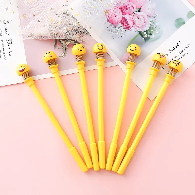 Creative Emoji Spring Doll Gel Pens Cute 0.5 mm Black Ink Signature Pen School writing Supplies Stationery Promotional gift
Creative Emoji Spring Doll Gel Pens Cute 0.5 mm Black Ink Signature Pen School writing Supplies Stationery Promotional gift