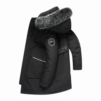 Down jacket men's mid-length 2019 new Canadian style fox fur collar thickened outdoor hooded men's down jacket
Down jacket men's mid-length 2019 new Canadian style fox fur collar thickened outdoor hooded men's down jacket