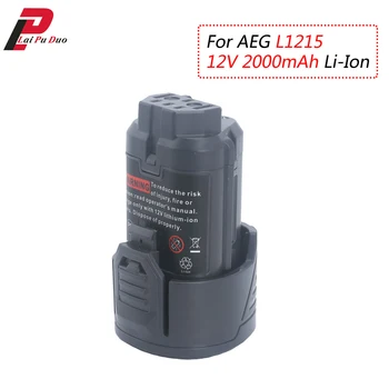 For AEG 12V 2000mAh/2.0A Li-ion L1215 Rechargable Power Tool battery S12C2 BSS12C BS12C L1215P L1215R
For AEG 12V 2000mAh/2.0A Li-ion L1215 Rechargable Power Tool battery S12C2 BSS12C BS12C L1215P L1215R