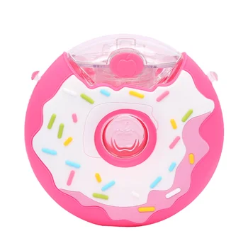 1PC Creative Doughnut Shape Water Cup with Straw Plastic Portable Water Bottle Outdoor Sports Kettle for Kids Kindergarten Stude 
1PC Creative Doughnut Shape Water Cup with Straw Plastic Portable Water Bottle Outdoor Sports Kettle for Kids Kindergarten Stude