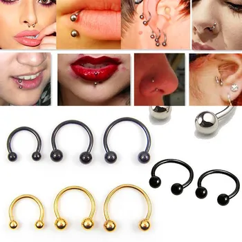 2 Pcs Stainless Steel Nostril Nose Ring Lip Rings Earrings Round Piercing Ball Horseshoe Hoop Ring Body Jewelry
2 Pcs Stainless Steel Nostril Nose Ring Lip Rings Earrings Round Piercing Ball Horseshoe Hoop Ring Body Jewelry