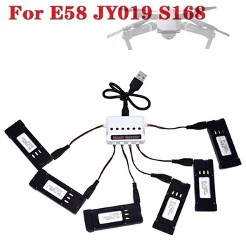 (6-in-1) Intelligent Charger 3.7V 500mAH Lipo Battery for E58 JY019 S168 For RC Quadcopter Spare Parts 3.7v Rechargeable Battery
(6-in-1) Intelligent Charger 3.7V 500mAH Lipo Battery for E58 JY019 S168 For RC Quadcopter Spare Parts 3.7v Rechargeable Battery