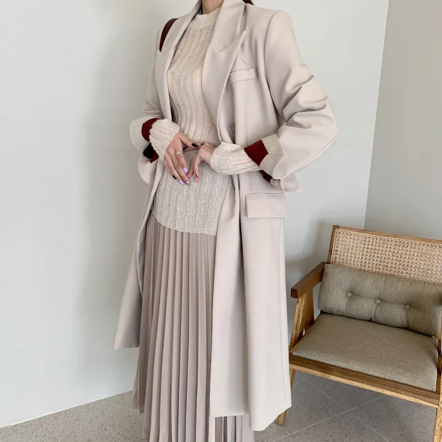 Hb710c3a411854d3fb108abd2f173ff33Y Long Spring Blazer For Office Lady Hb710c3a411854d3fb108abd2f173ff33Y