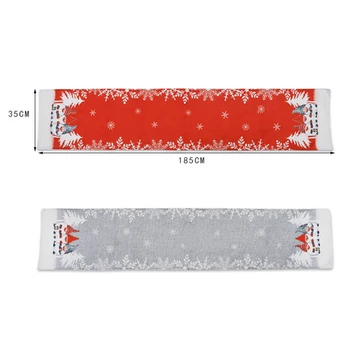 New High Quality Red/grey Christmas Pattern Dinner Placemat Xmas Party Table Runner For Hotel Home Table Decoration
New High Quality Red/grey Christmas Pattern Dinner Placemat Xmas Party Table Runner For Hotel Home Table Decoration