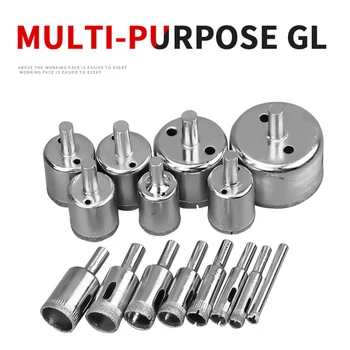 Diamond Hole Drill Bit Set Glass Hole Saw Cutter Tools Multifunctional TSH Shop
Diamond Hole Drill Bit Set Glass Hole Saw Cutter Tools Multifunctional TSH Shop