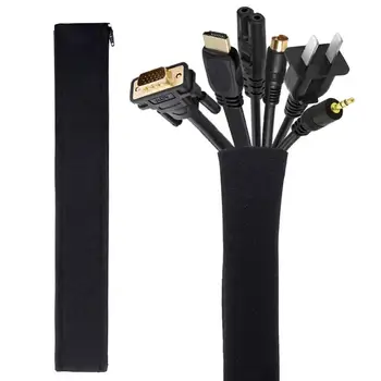 Computer Cable Management Sleeve Zipper Cord Wire Organizer Protective Cover
Computer Cable Management Sleeve Zipper Cord Wire Organizer Protective Cover