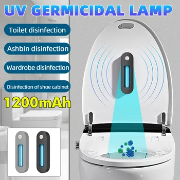 Portable UV Germicidal Lamp Disinfection Ultraviolet Sterilizer Lamp Home Travel Closestool Toilet UVC+Ozone Disinfection
Portable UV Germicidal Lamp Disinfection Ultraviolet Sterilizer Lamp Home Travel Closestool Toilet UVC+Ozone Disinfection