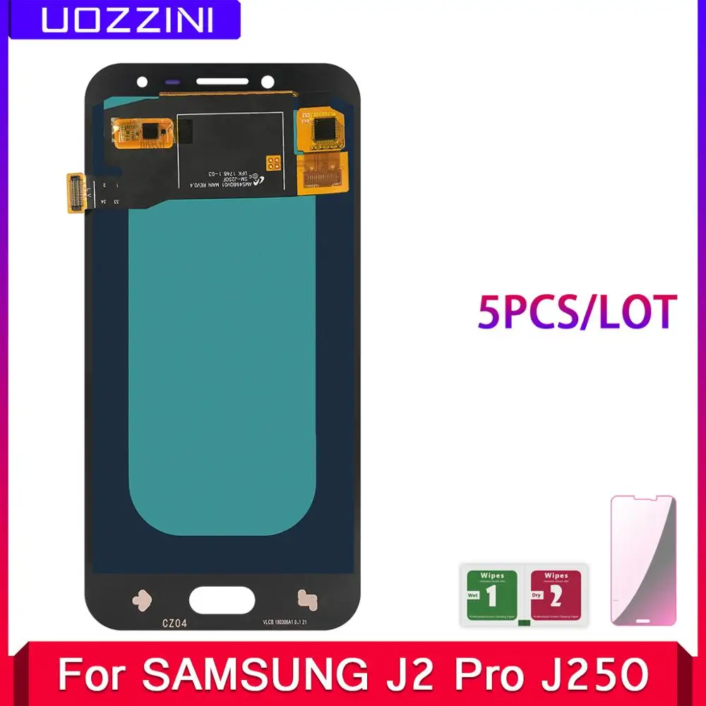5 Pcs/Lot Super AMOLED Lcds For Samsung J2 Pro 2018 J250 LCD Display Touch Screen Digitizer Assembly Replacement
5 Pcs/Lot Super AMOLED Lcds For Samsung J2 Pro 2018 J250 LCD Display Touch Screen Digitizer Assembly Replacement