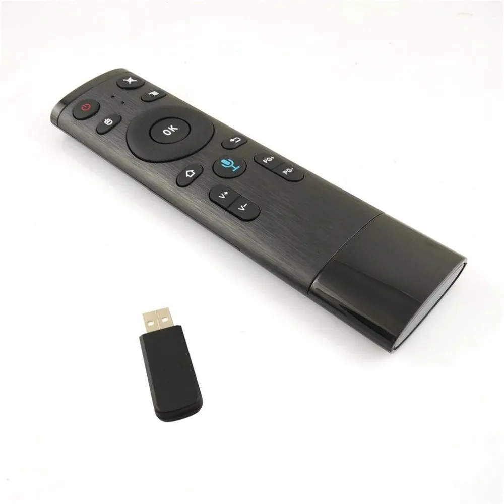 Q5 Air Mouse 2.4G Voice Input Remote Control Wireless Air Remote Mouse with USB Receiver HTPC PC Controller for Smart TV
Q5 Air Mouse 2.4G Voice Input Remote Control Wireless Air Remote Mouse with USB Receiver HTPC PC Controller for Smart TV