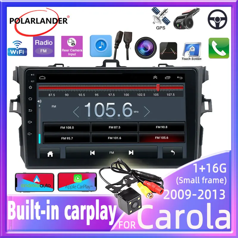 Автомобильный радиоприемник 9 дюймов 2din Android 10 WiFi 1 + 16G встроенный Carplay сенсорный экран Bluetooth GPS навигация для Toyota Corolla 2009-2013
Автомобильный радиоприемник 9 дюймов 2din Android 10 WiFi 1 + 16G встроенный Carplay сенсорный экран Bluetooth GPS навигация для Toyota Corolla 2009-2013