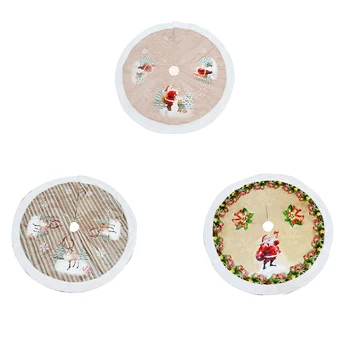 98cm Merry Christmas Tree Skirt Xmas Holiday Santa Reindeer Decoration Ornament Home Party Tree Mat Apron
98cm Merry Christmas Tree Skirt Xmas Holiday Santa Reindeer Decoration Ornament Home Party Tree Mat Apron