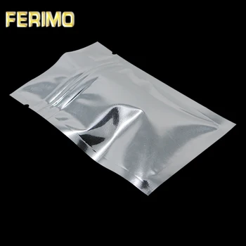 Silver Aluminum Foil Zip Lock Bag Self Seal Sundries Package Pouch Snack Beans Powder Storage Mylar Plastic Zipper Packing Bags 
Silver Aluminum Foil Zip Lock Bag Self Seal Sundries Package Pouch Snack Beans Powder Storage Mylar Plastic Zipper Packing Bags